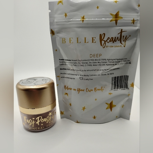 Belle by Kim Gravel Easy Peasy Loose Matte Mineral Foundation BRAND NEW - Picture 6 of 7